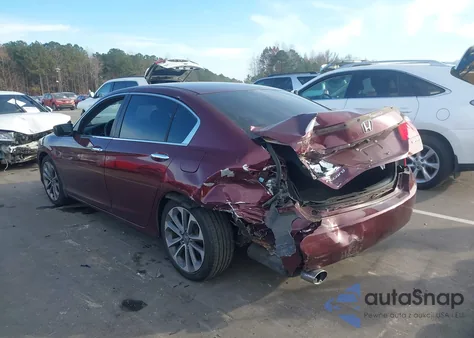 2013 Honda Accord Sport from USA, damaged, VIN 1HGCR2F57DA179091